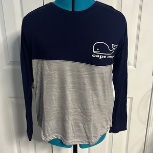 Cape May Long Sleeve Women’s Shirt, Whale Shirt, Lightweight Beach Long Sleeve